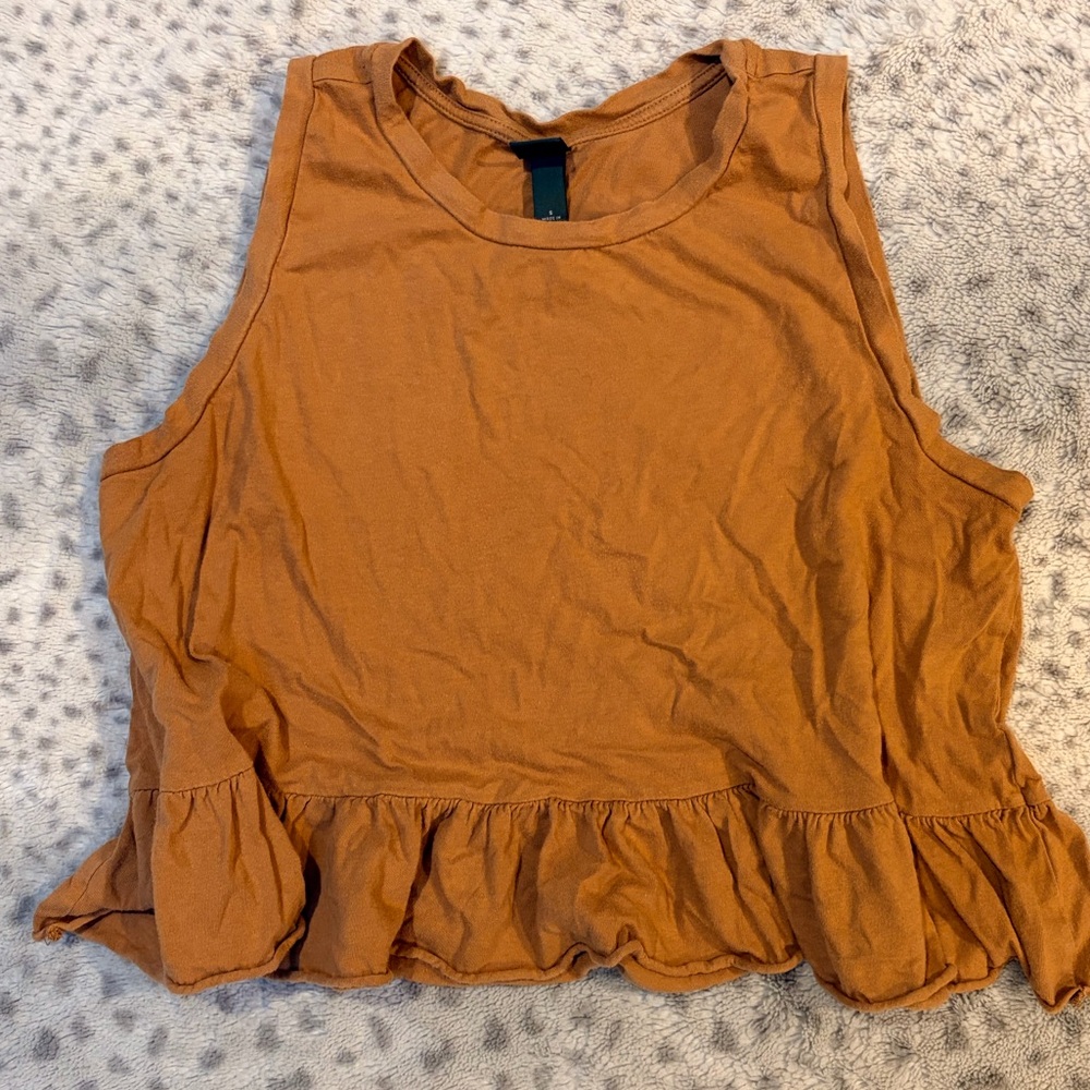 Wild Fable Sleeveless Peplum Crop Top - Picture 5 of 7